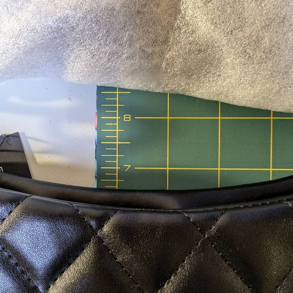 French Connection Black Quilted Shoulder Bag - Picture 7 of 9